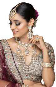 presenting fancy chandelier earrings